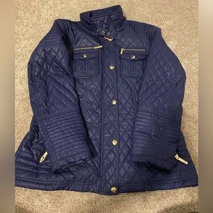 Michael Kors Navy Blue Winter Coat